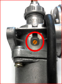 carburetor idle screw
