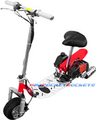 gas scooter red