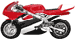 pocket bike red