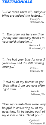 pocket bike testimonials