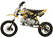 yellow 4-stroke dirt bike