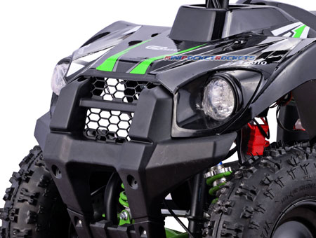 electric mini quads lights