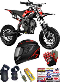 KTX Radical Mini Dirt Bike + Performance Package