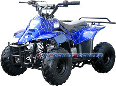 mini atv spider blue