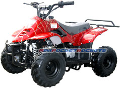 mini atv spider red