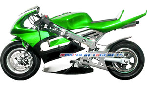 green mini bike