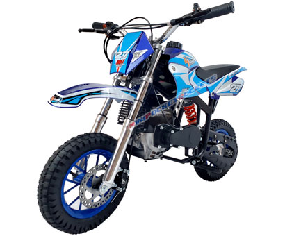 mini dirt bike left side