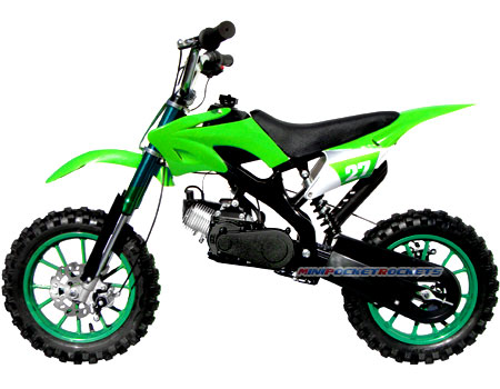 mini dirt bikes green
