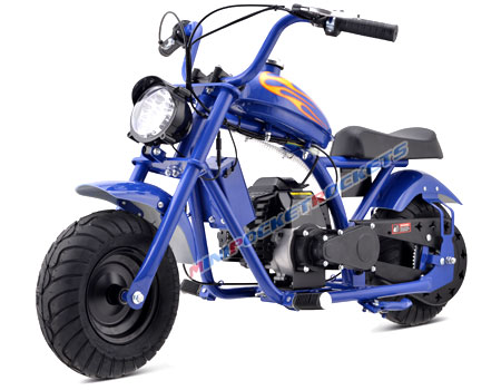 mini dirt bikes blue