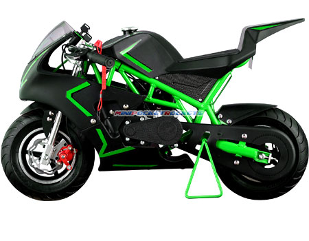 mini bike in green