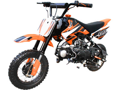 Gas Dirt Bikes featuring the DBX Terra with a 4-Stroke Gas Engine