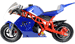 blue pocket bike