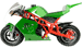 green pocket bike