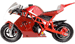 red mini motorcycle