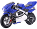 pocket bike blue